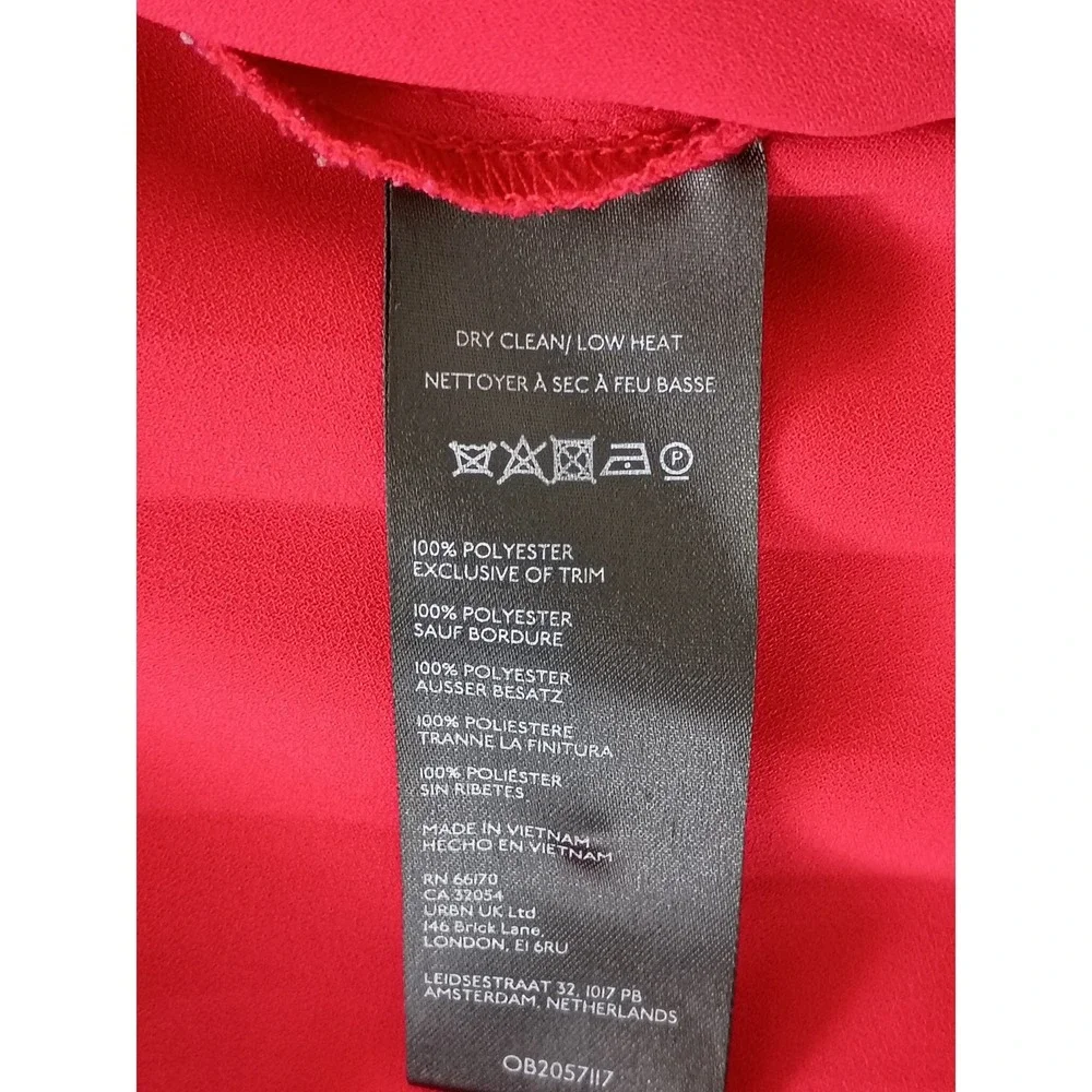 Maeve‎ Anthropologie Red Pleated Button Front Maxi Skirt Fits S Elastic Wst $118